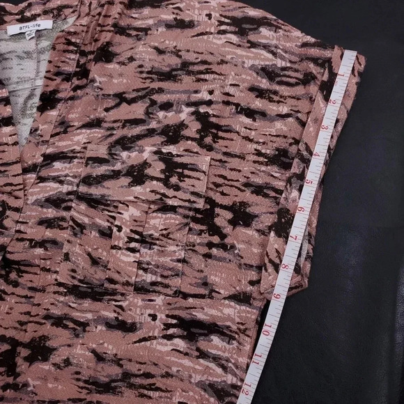 BTFL-LIFE Anthropologie Rayon Safari Boxy Top S - Picture 4 of 8